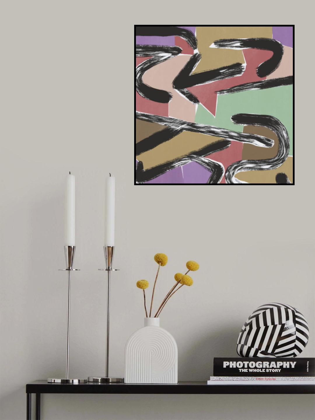 Ink and colors 03 Poster och Canvastavla