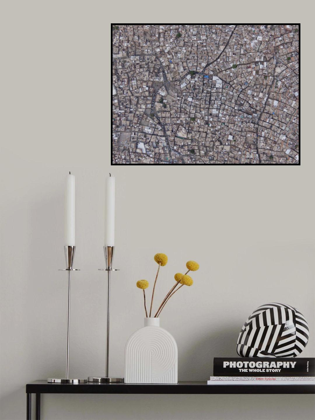 slum houses Poster och Canvastavla
