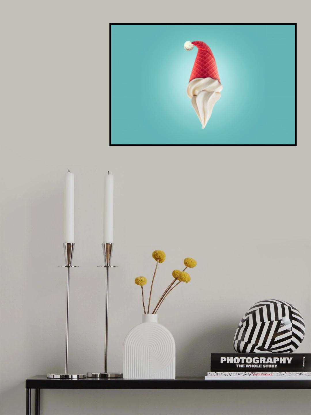 Santas Cream Poster och Canvastavla