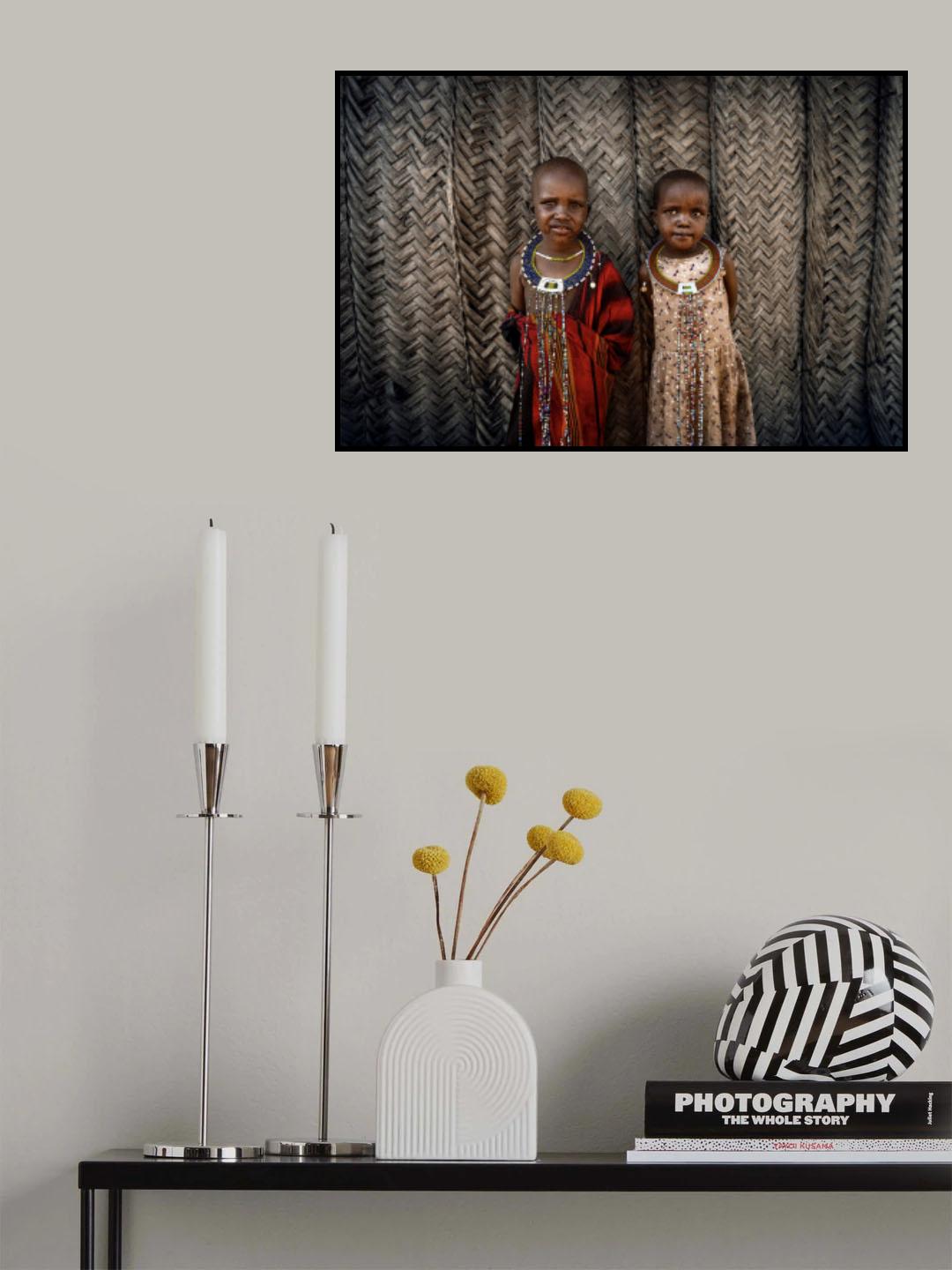 Tanzanian kids Poster och Canvastavla