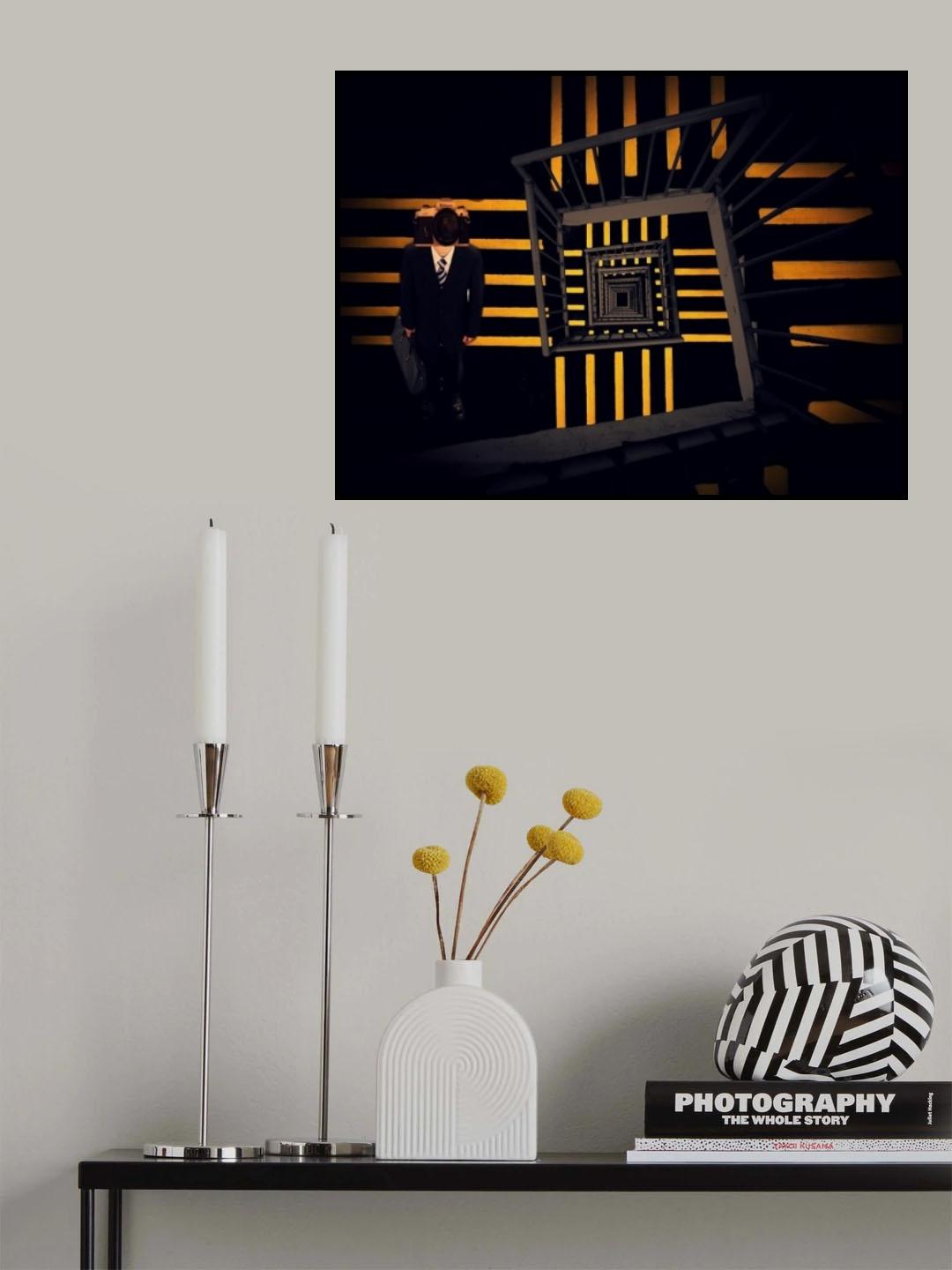 The life of photographer Poster och Canvastavla
