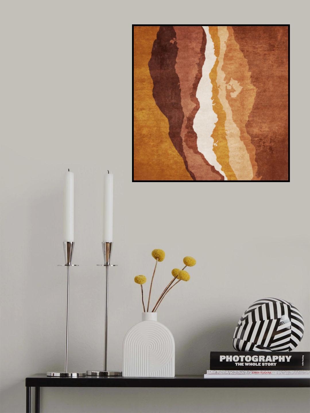 Hardal Catlak Katmanlar Poster och Canvastavla