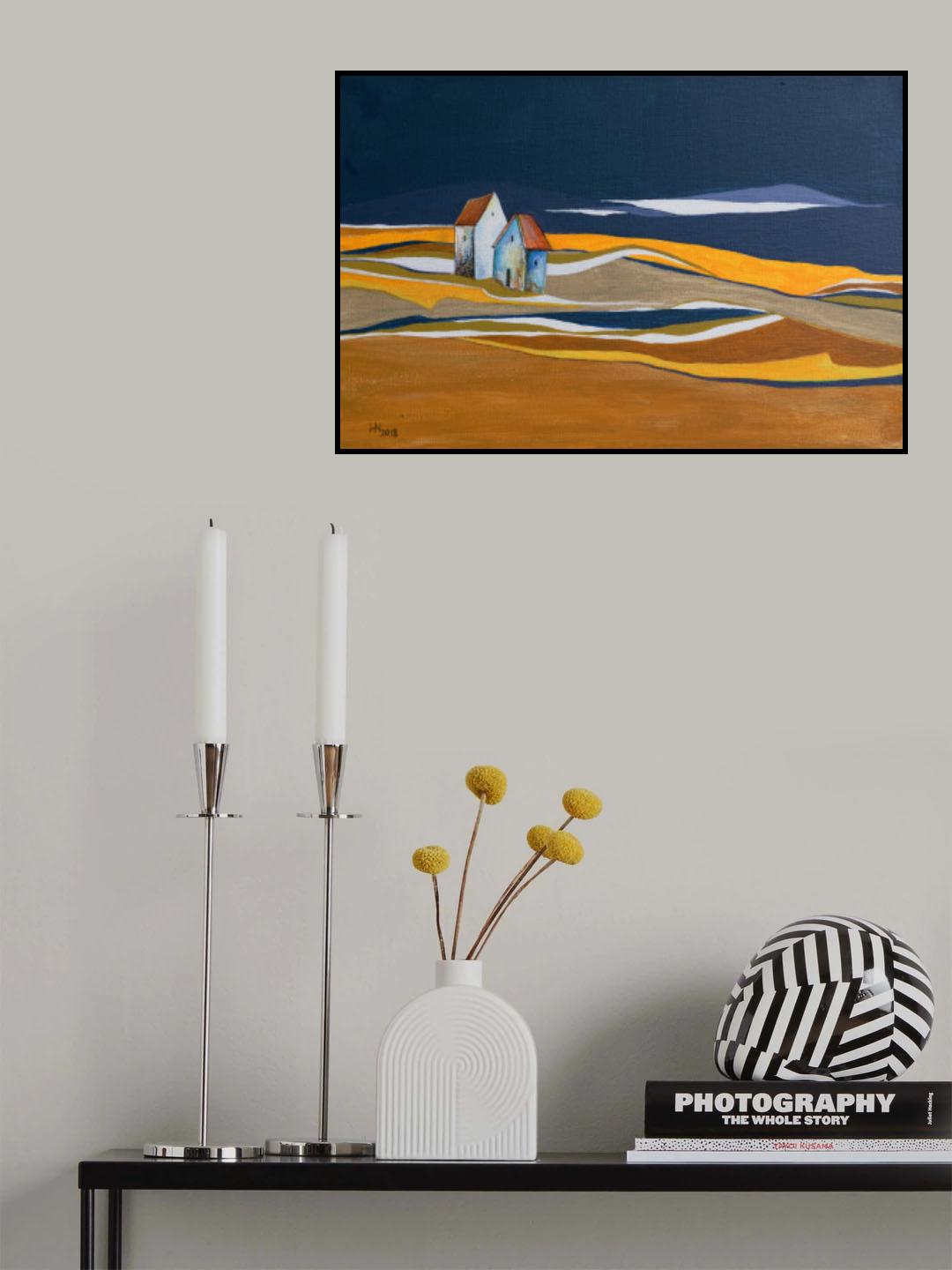 Abandoned Houses Poster och Canvastavla