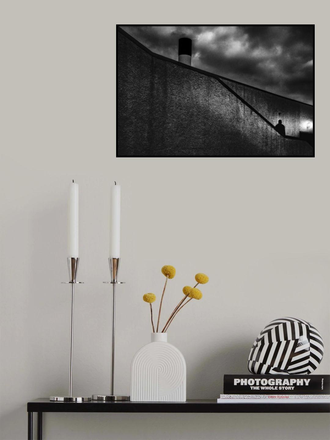 Pink Steam Poster och Canvastavla