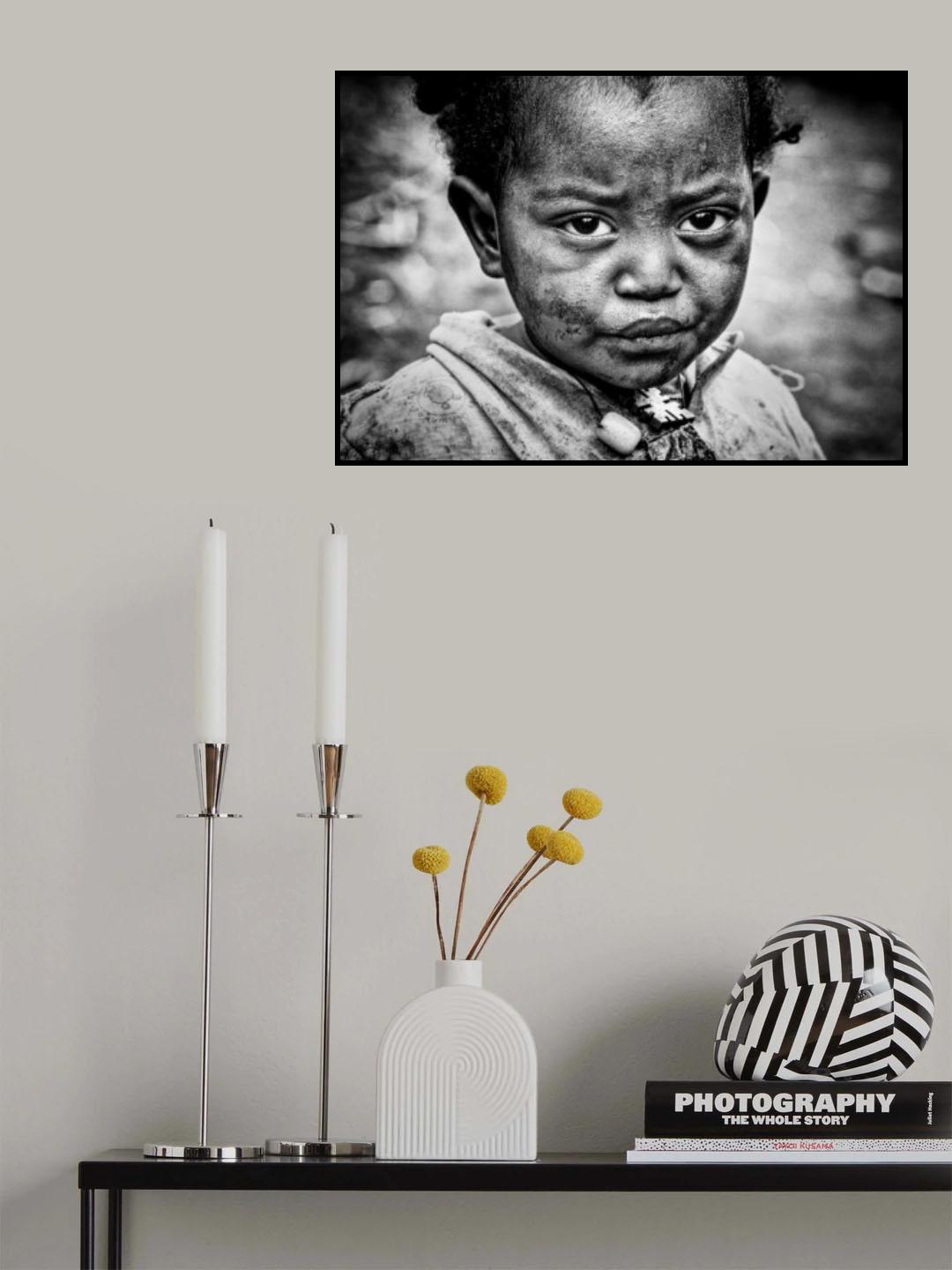 Ethiopian girl. Poster och Canvastavla