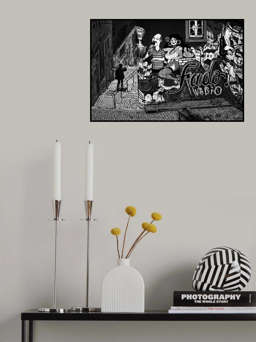 Behind these Walls Poster och Canvastavla