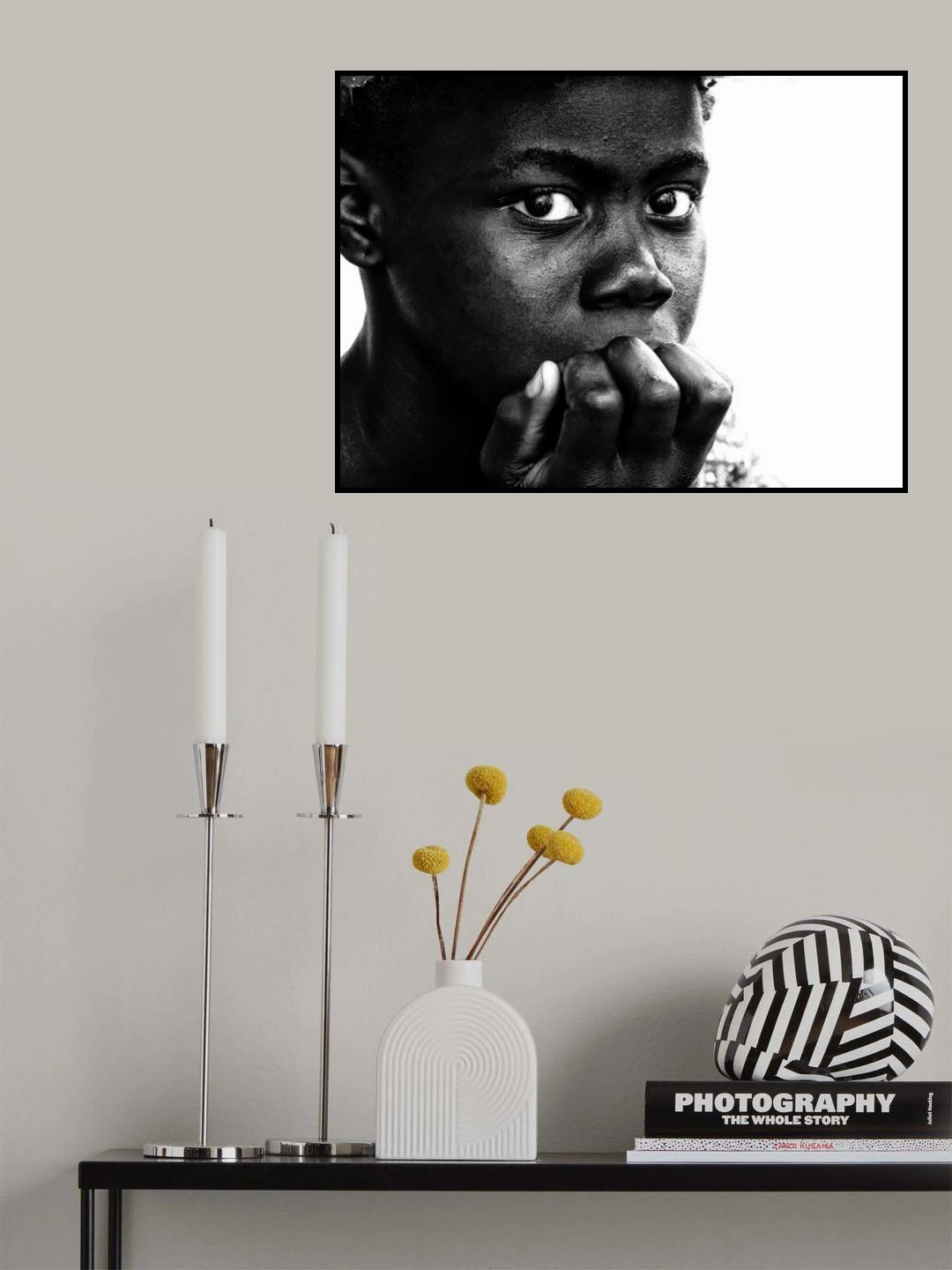 always questioning (b&w v) Poster och Canvastavla