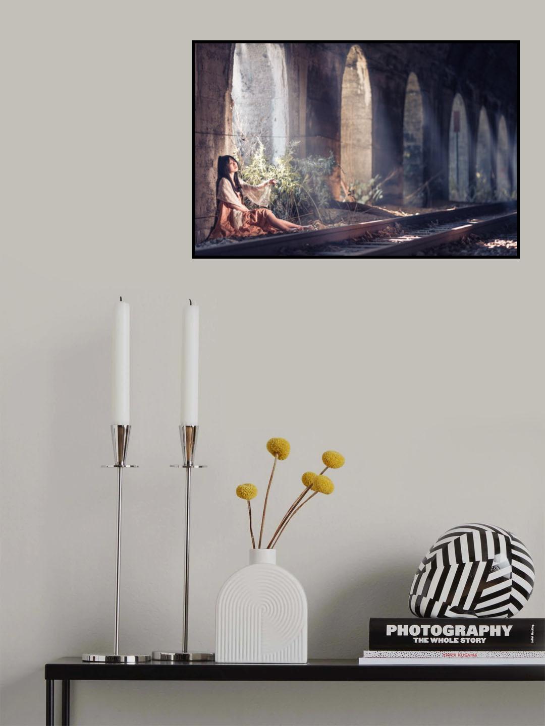 crepuscular rays Poster och Canvastavla