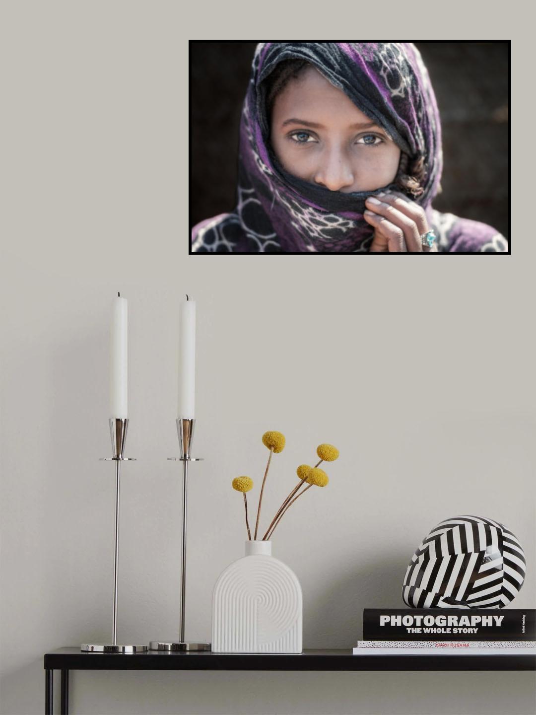 Young Afar girl Poster och Canvastavla