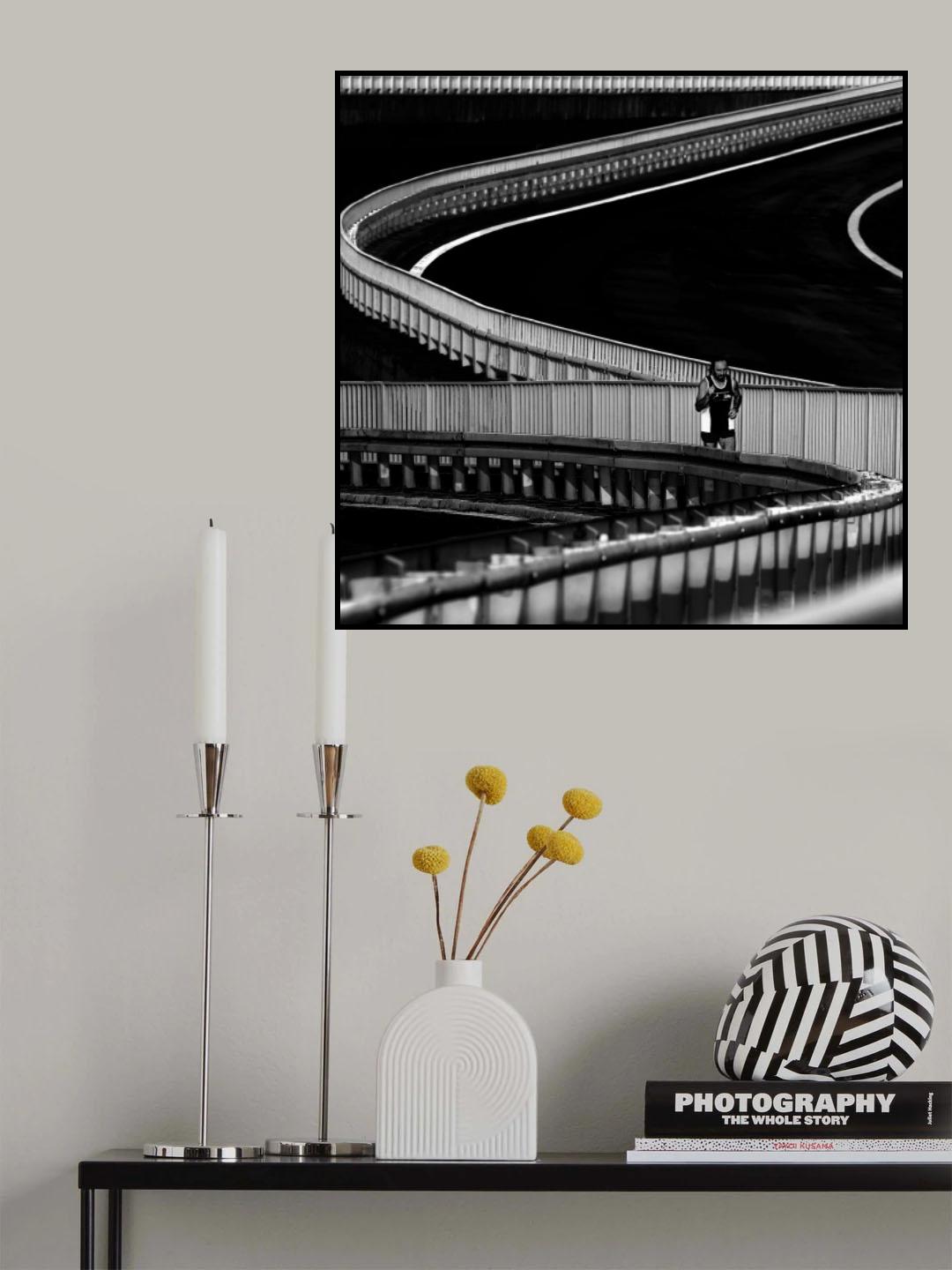 Marathoner. Poster och Canvastavla