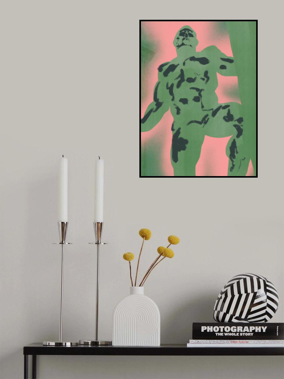 Green Titan Poster och Canvastavla