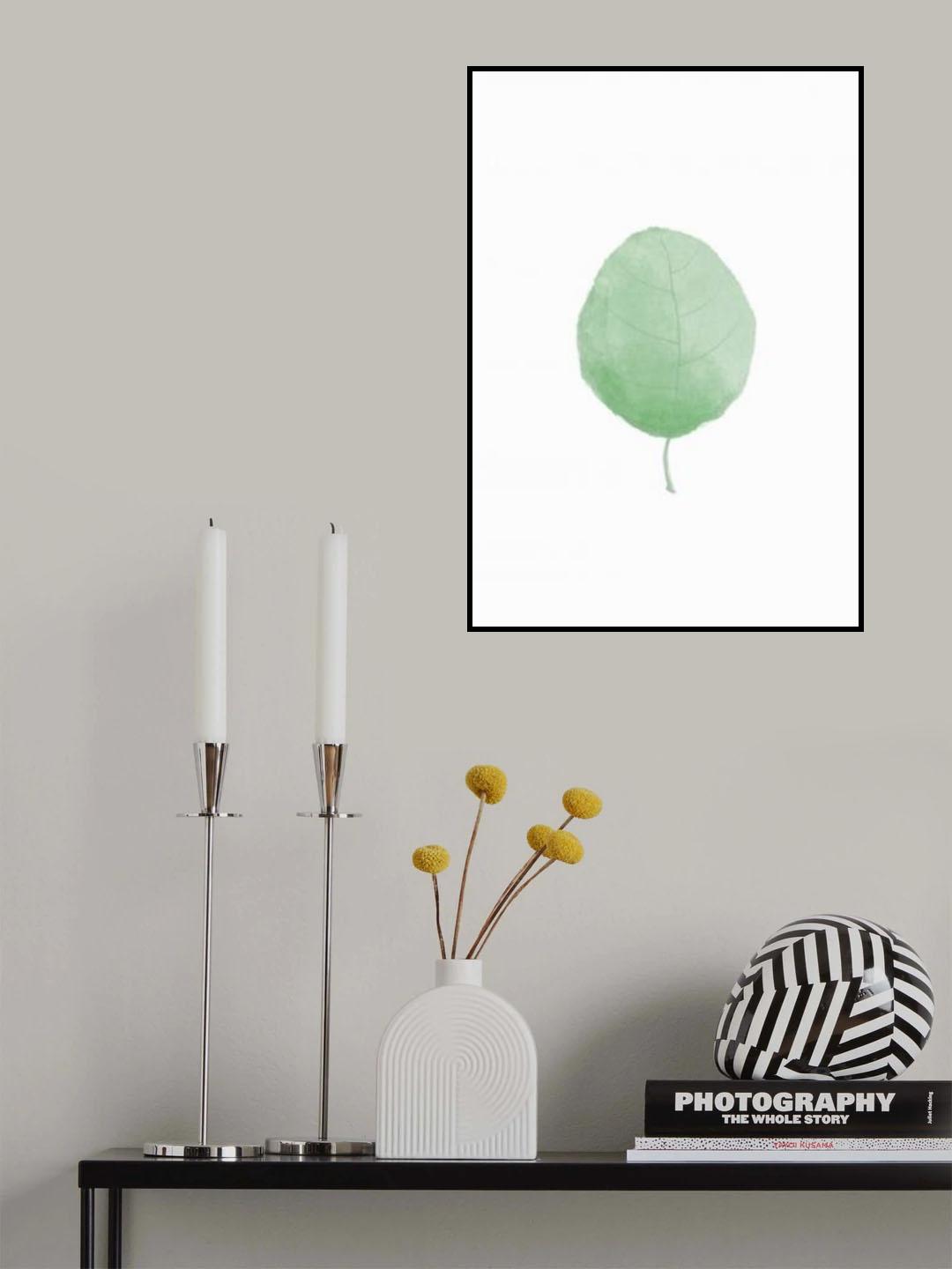 Single Leaf Poster och Canvastavla