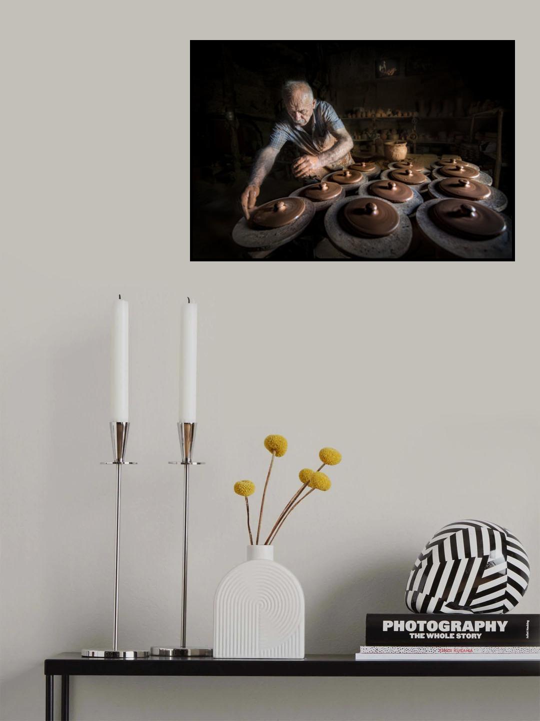 pottery master Poster och Canvastavla