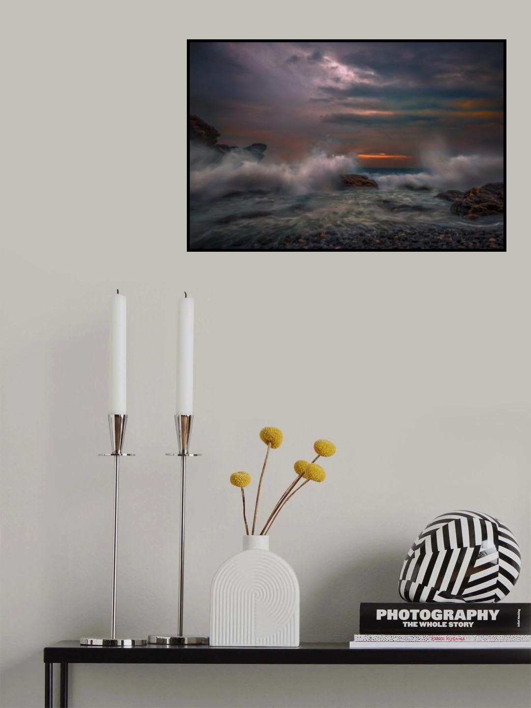 Dark Sunset Poster och Canvastavla
