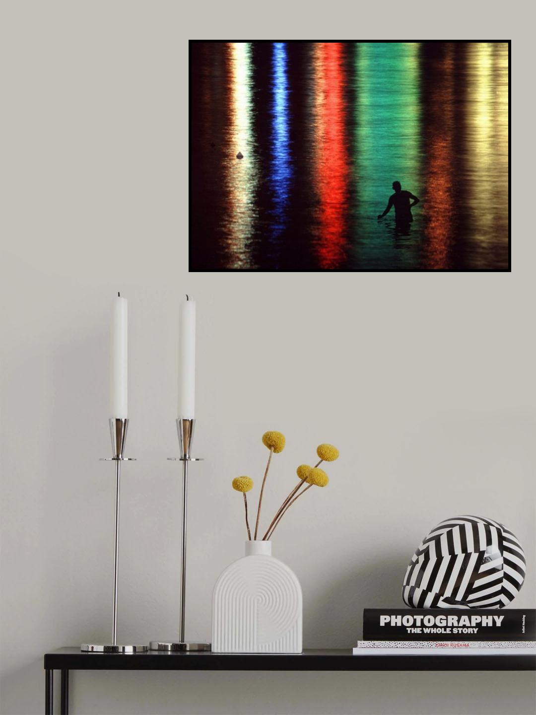 Night bath Poster och Canvastavla