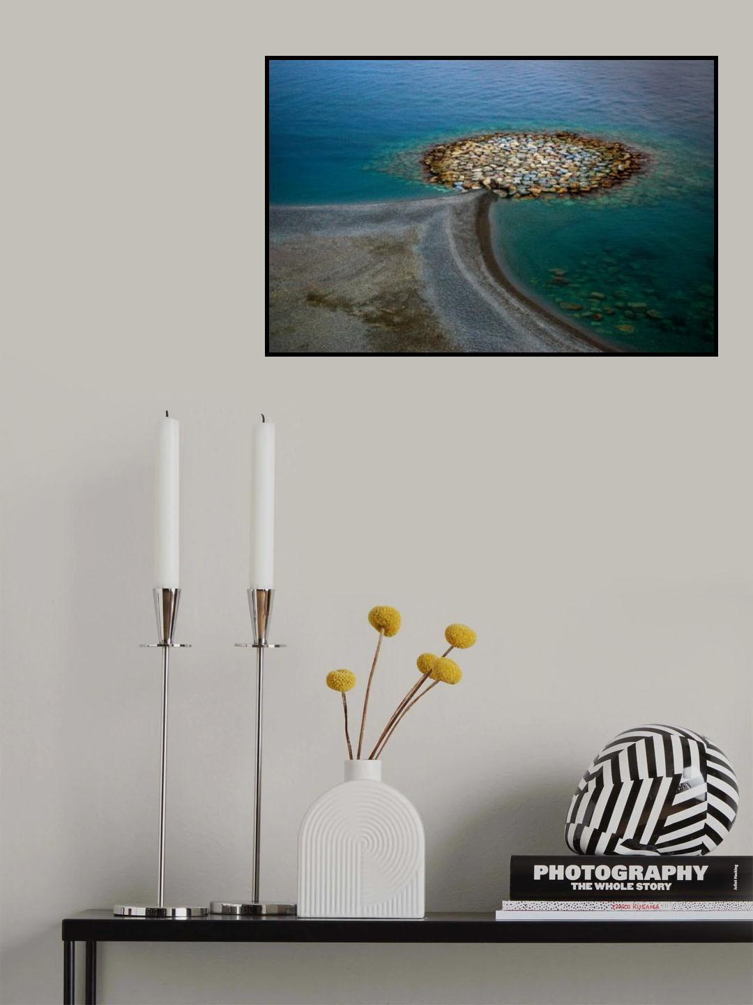 The Tyrrhenian Sea shore - from "Hues of Italy" Poster och Canvastavla