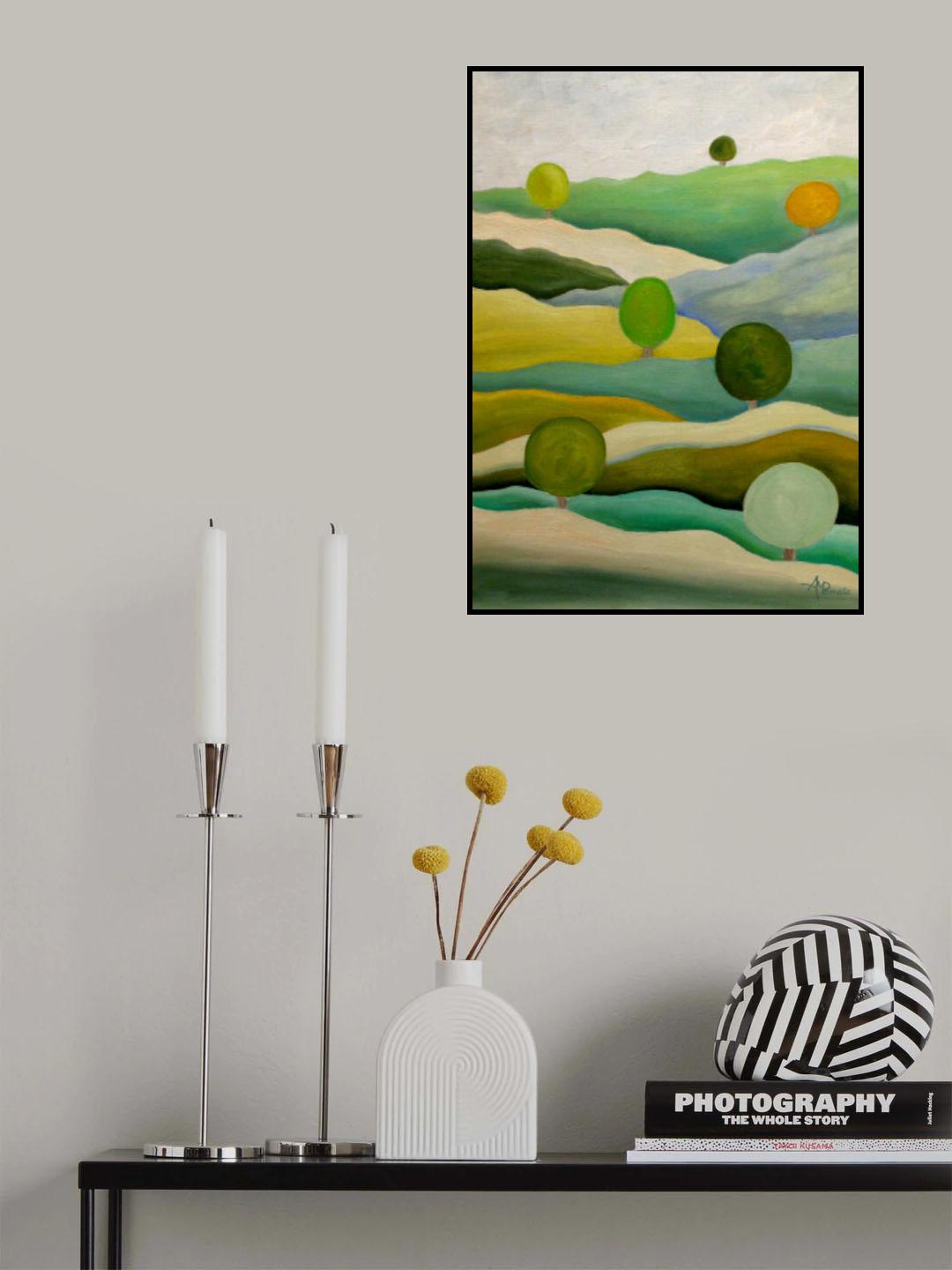 Back To the Green Fields Poster och Canvastavla