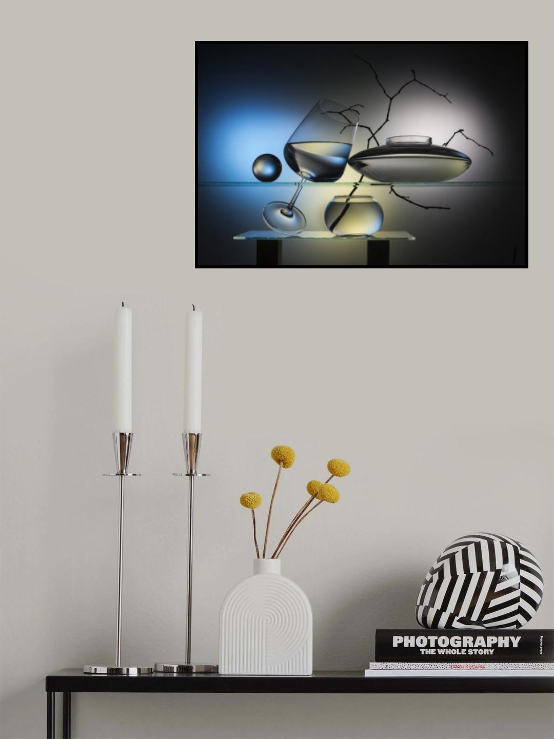 From the series "Experiments with glass" Poster och Canvastavla