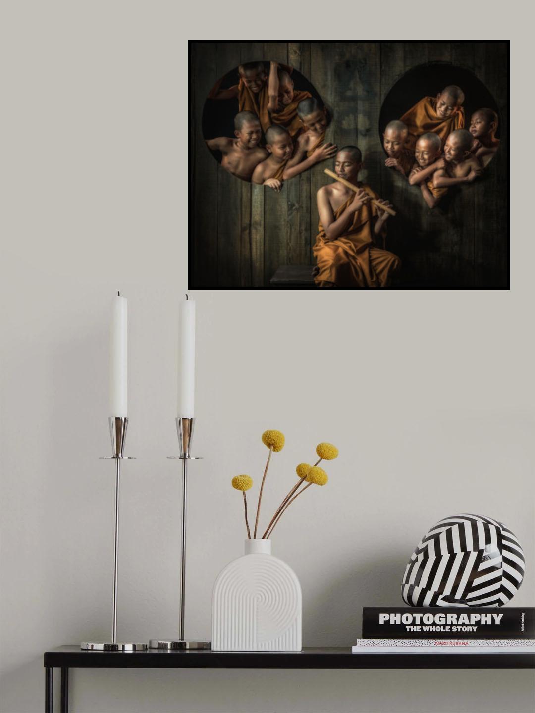 Monk monastery Poster och Canvastavla