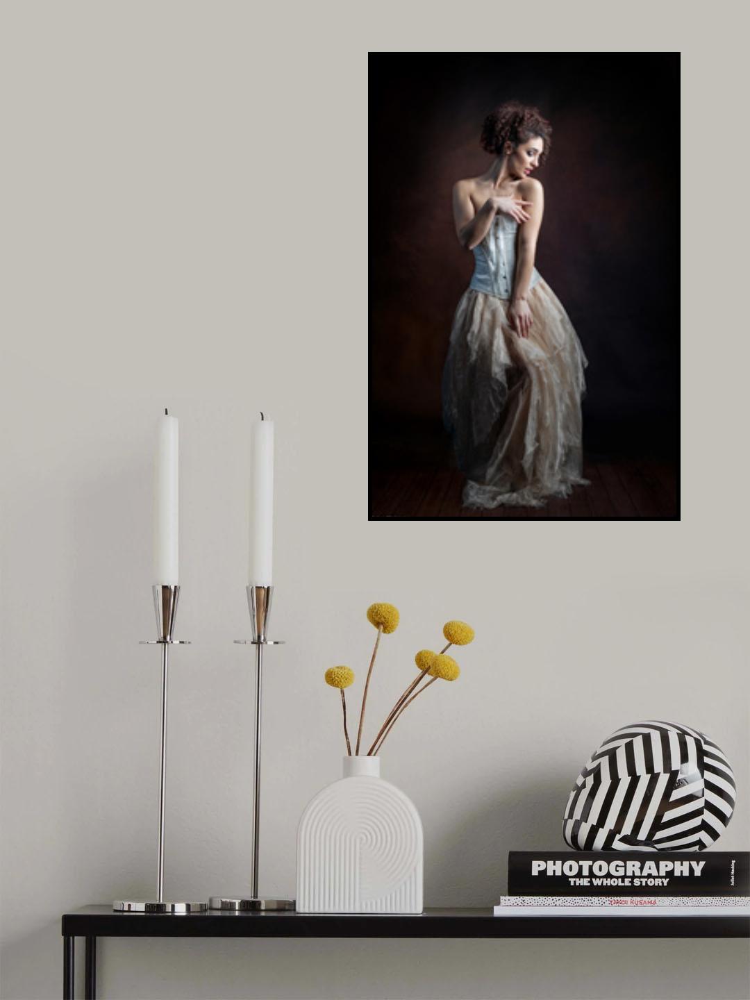 The Lady with the Poor Man's Dress Poster och Canvastavla