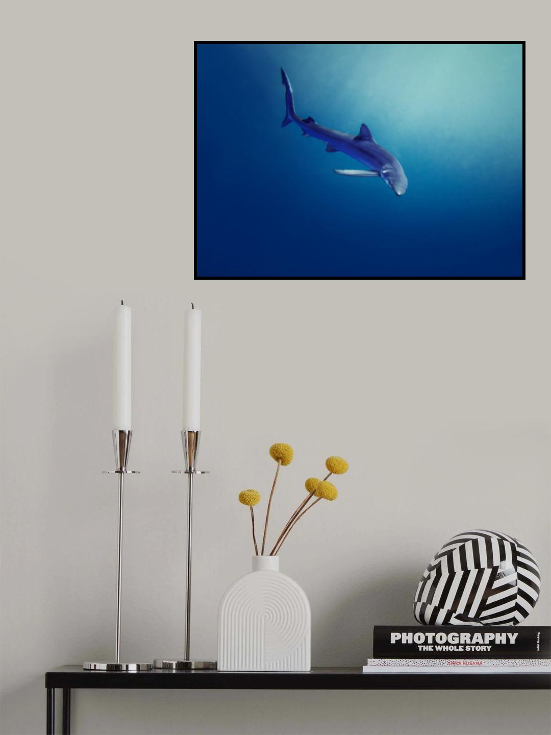 In Deep Blue Poster och Canvastavla