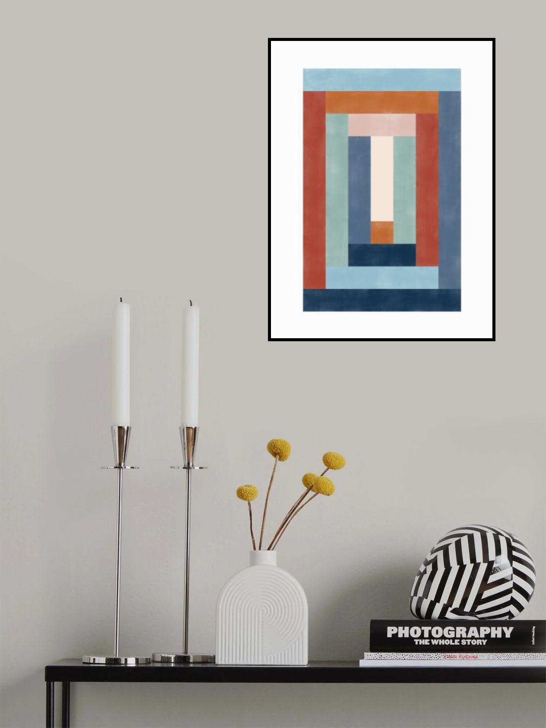 3x4 Aspectratiobluerust56 Poster och Canvastavla