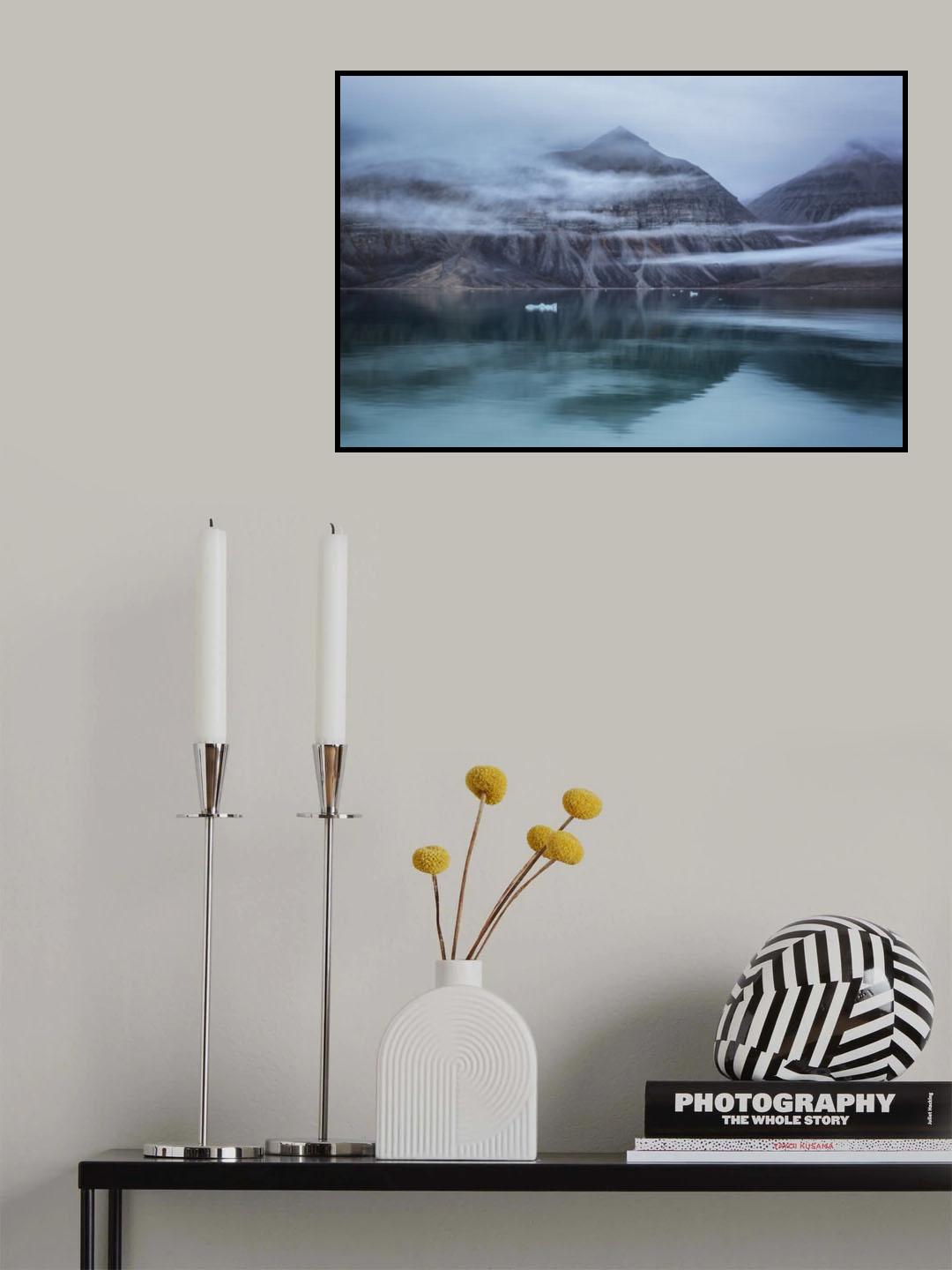 Icefjord Poster och Canvastavla