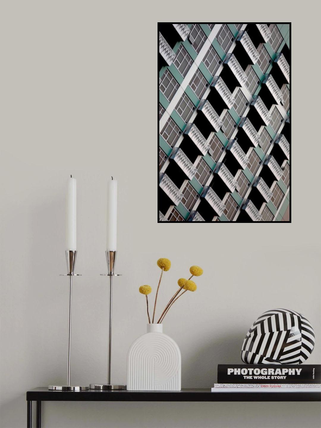 San Francisco's urban geometry Poster och Canvastavla