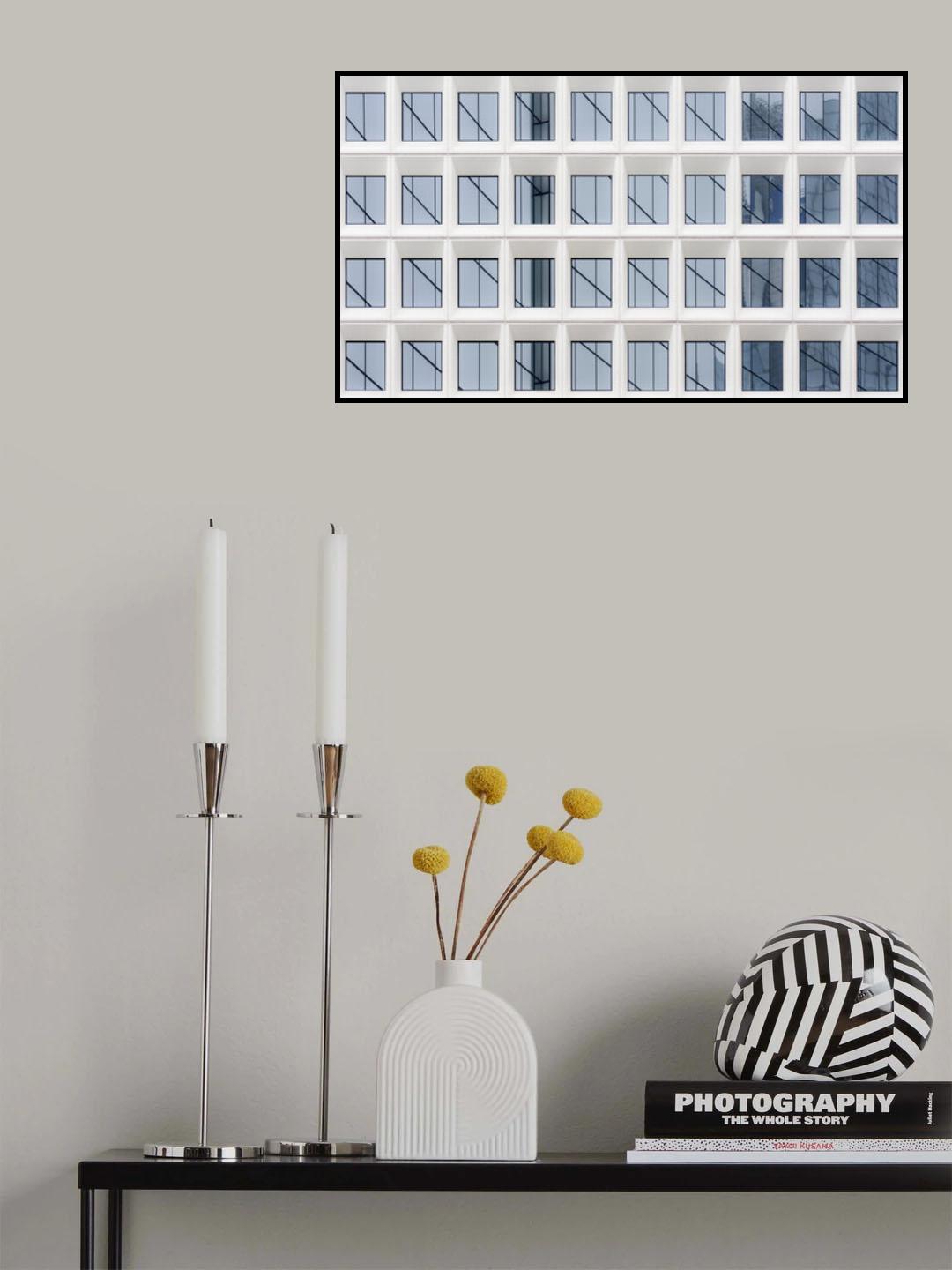 Windows versus diagonals Poster och Canvastavla