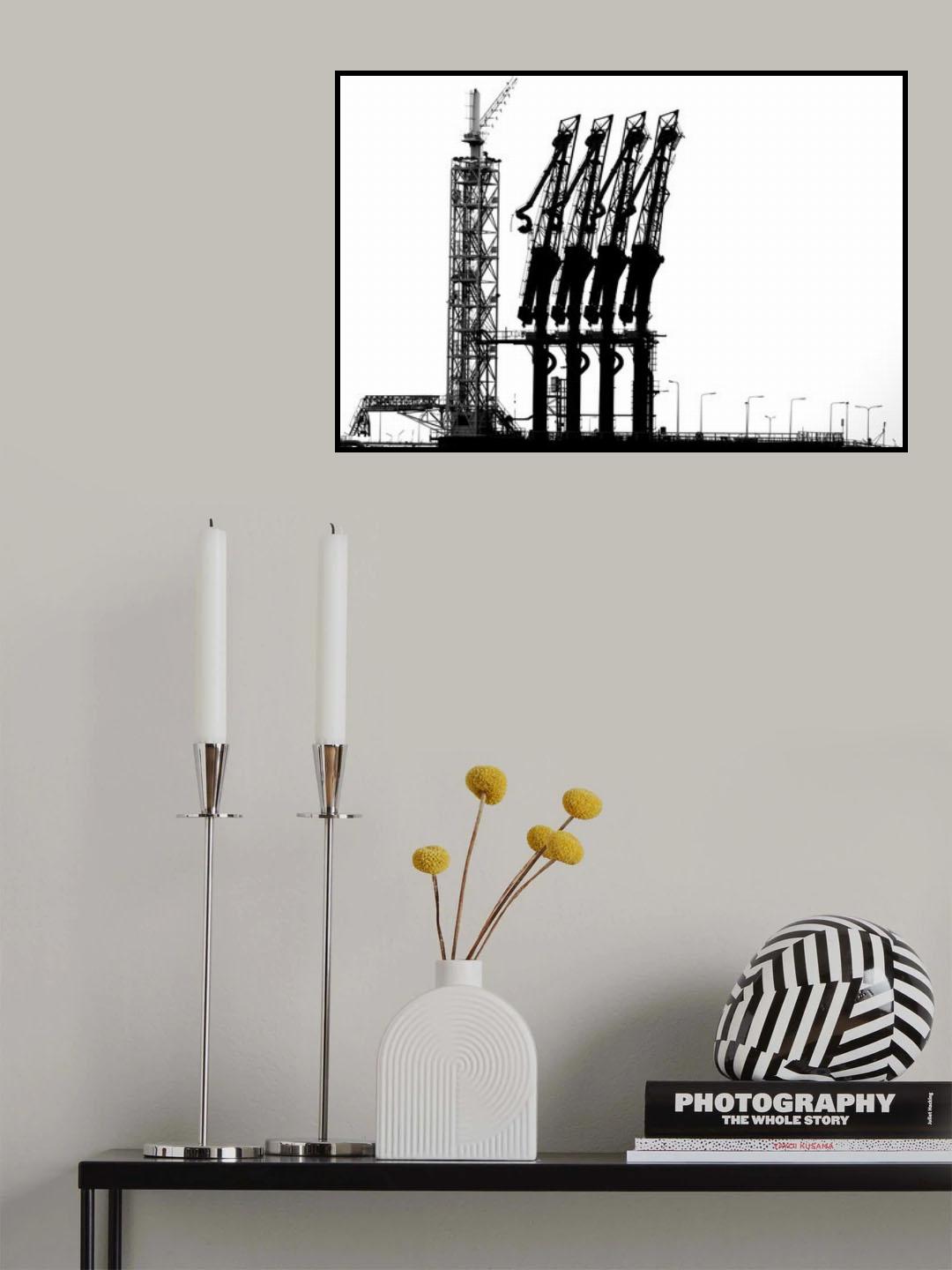 Rotterdam-Harbour Poster och Canvastavla
