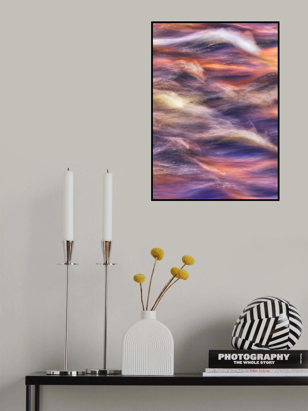 Fall Color in the Water 2 Poster och Canvastavla