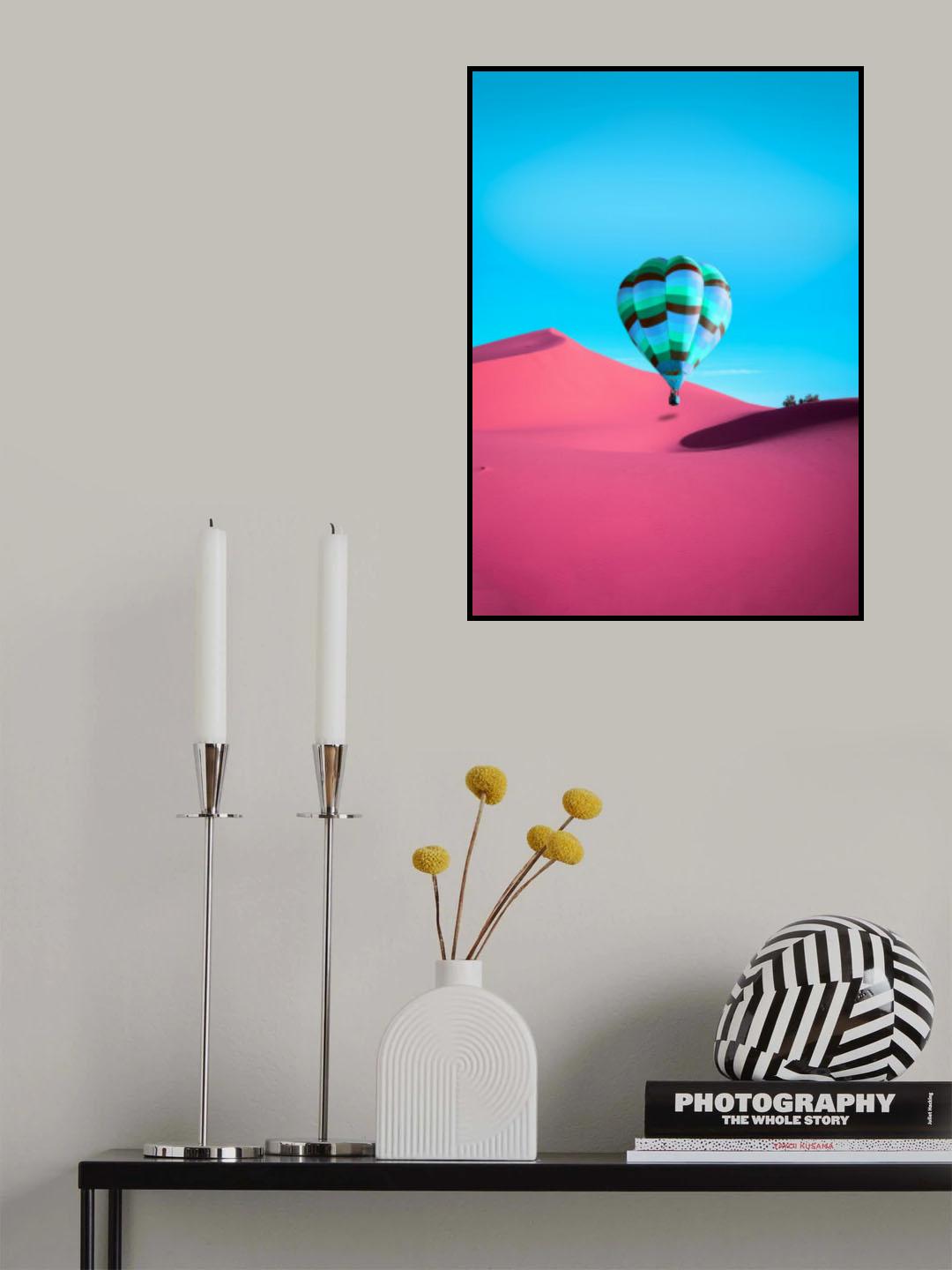Pink Desert Poster och Canvastavla
