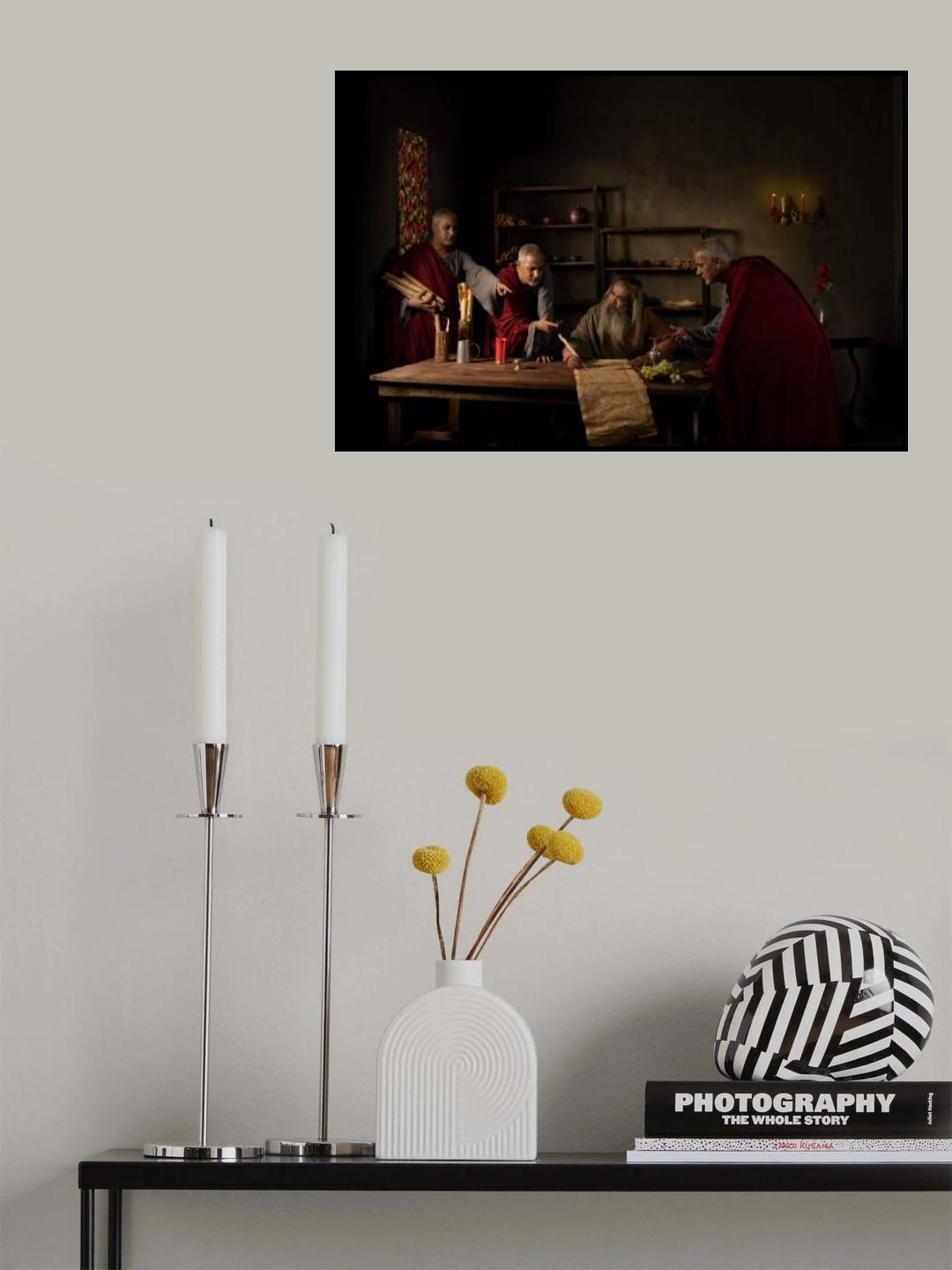 Philosopher Debate Poster och Canvastavla