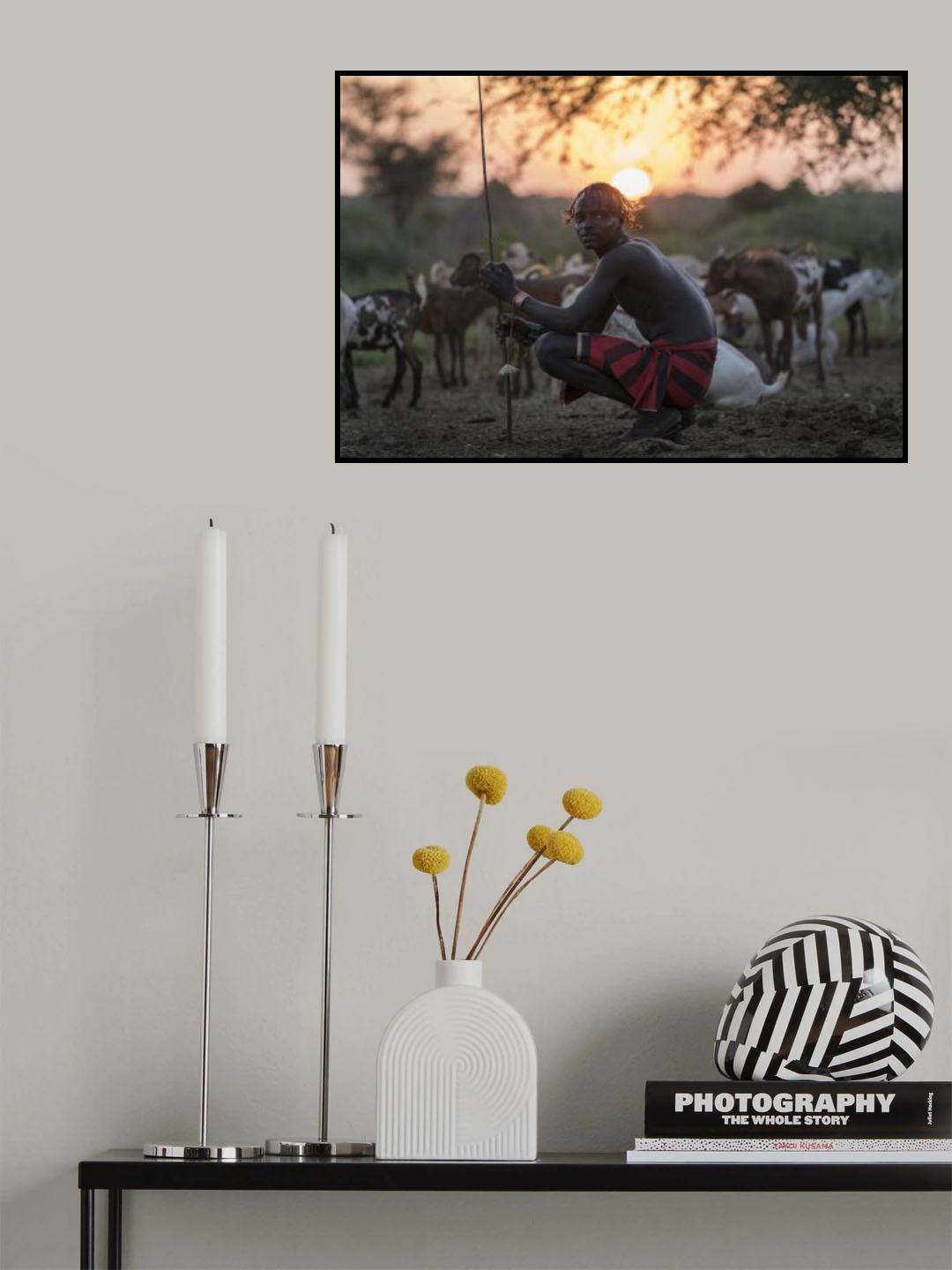 Ethiopian Hamar tribes Poster och Canvastavla