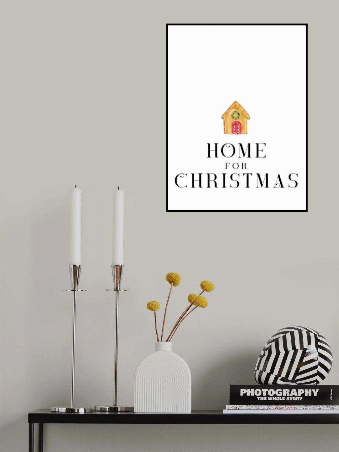 Gingerbread home for Christmas Poster och Canvastavla