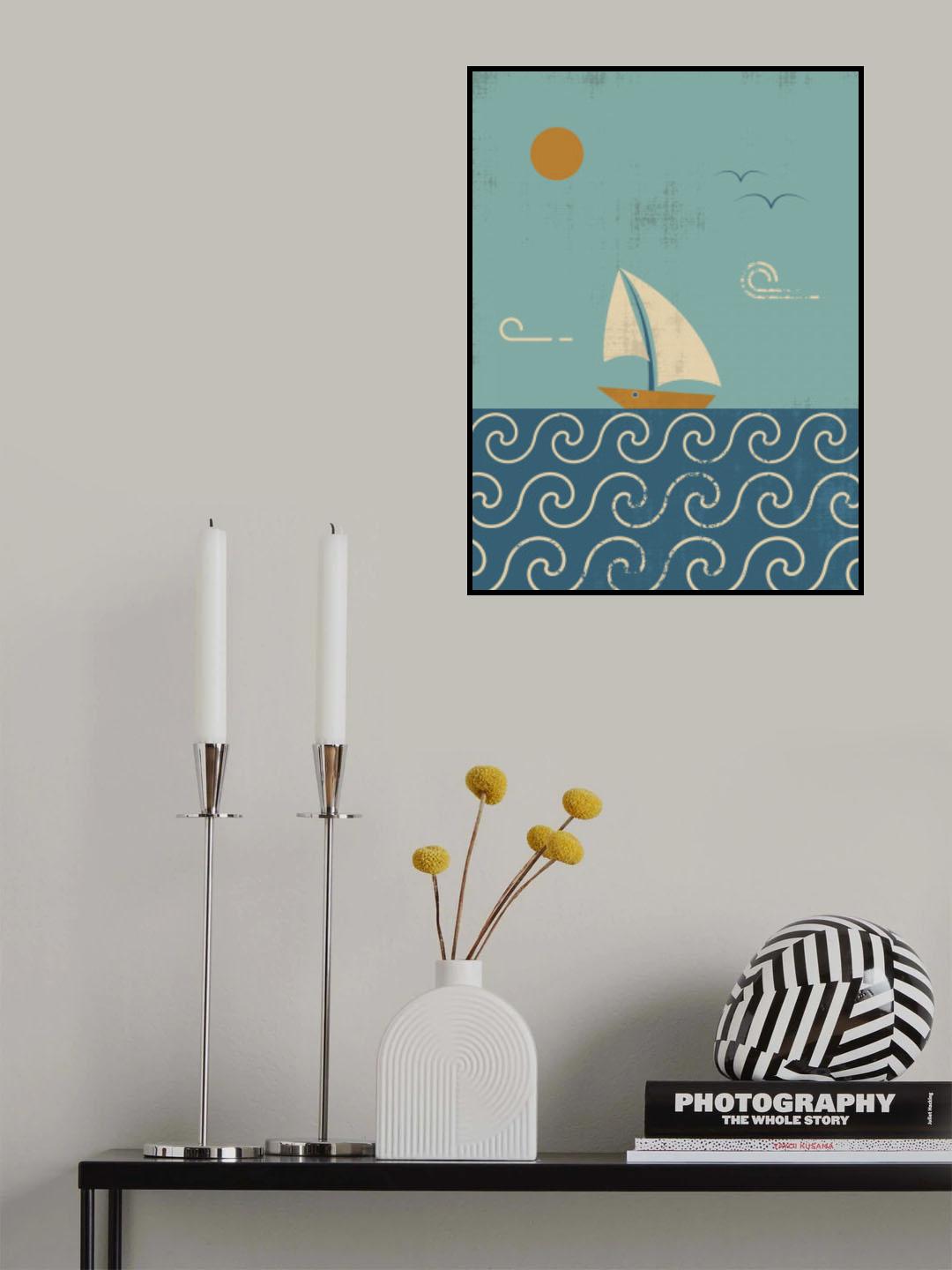 Boat Poster och Canvastavla