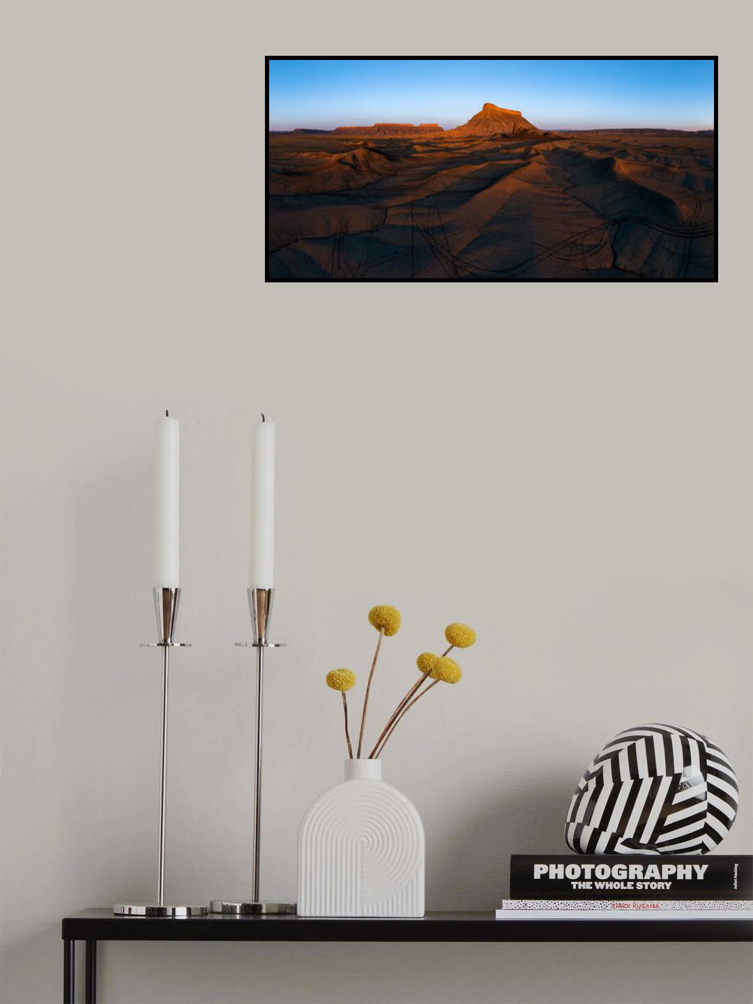 Golden Badlands Poster och Canvastavla