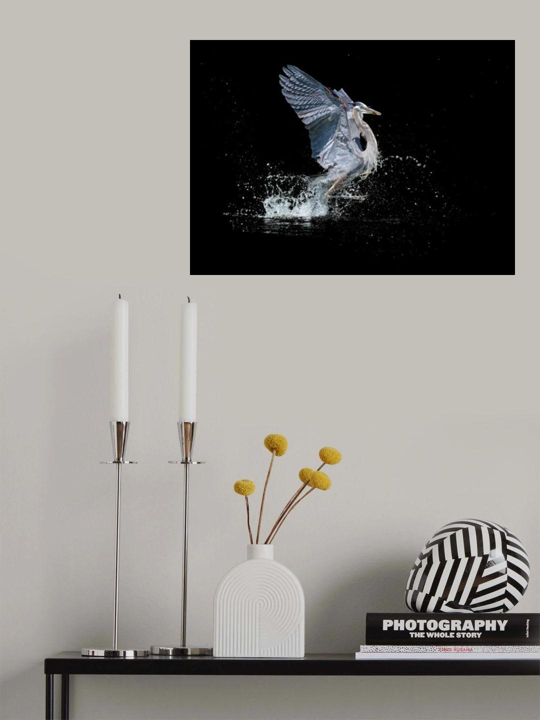 Marching on Water Poster och Canvastavla