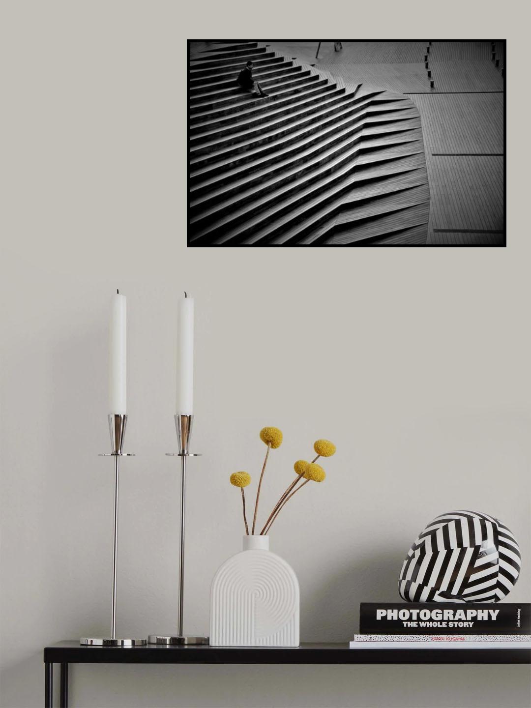 Stairway Poster och Canvastavla