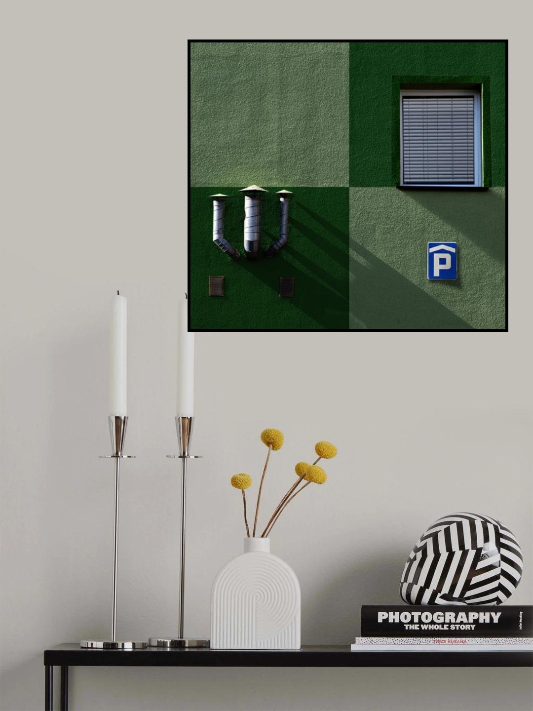 industrial green Poster och Canvastavla