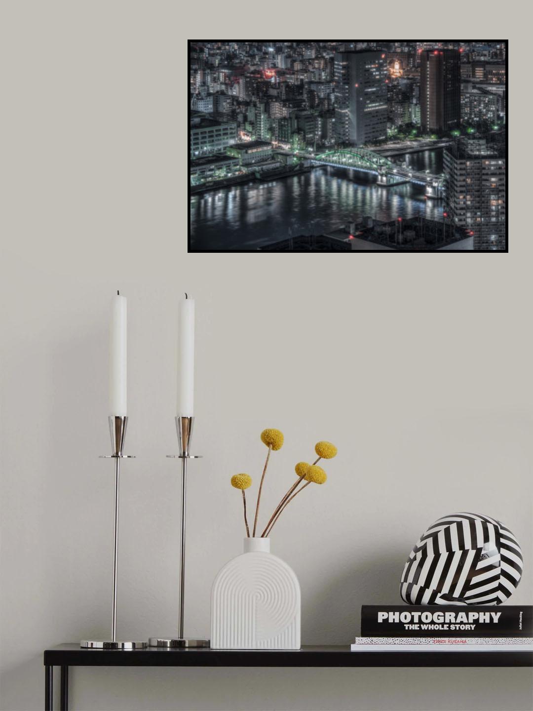Kachidoki Bridge Poster och Canvastavla