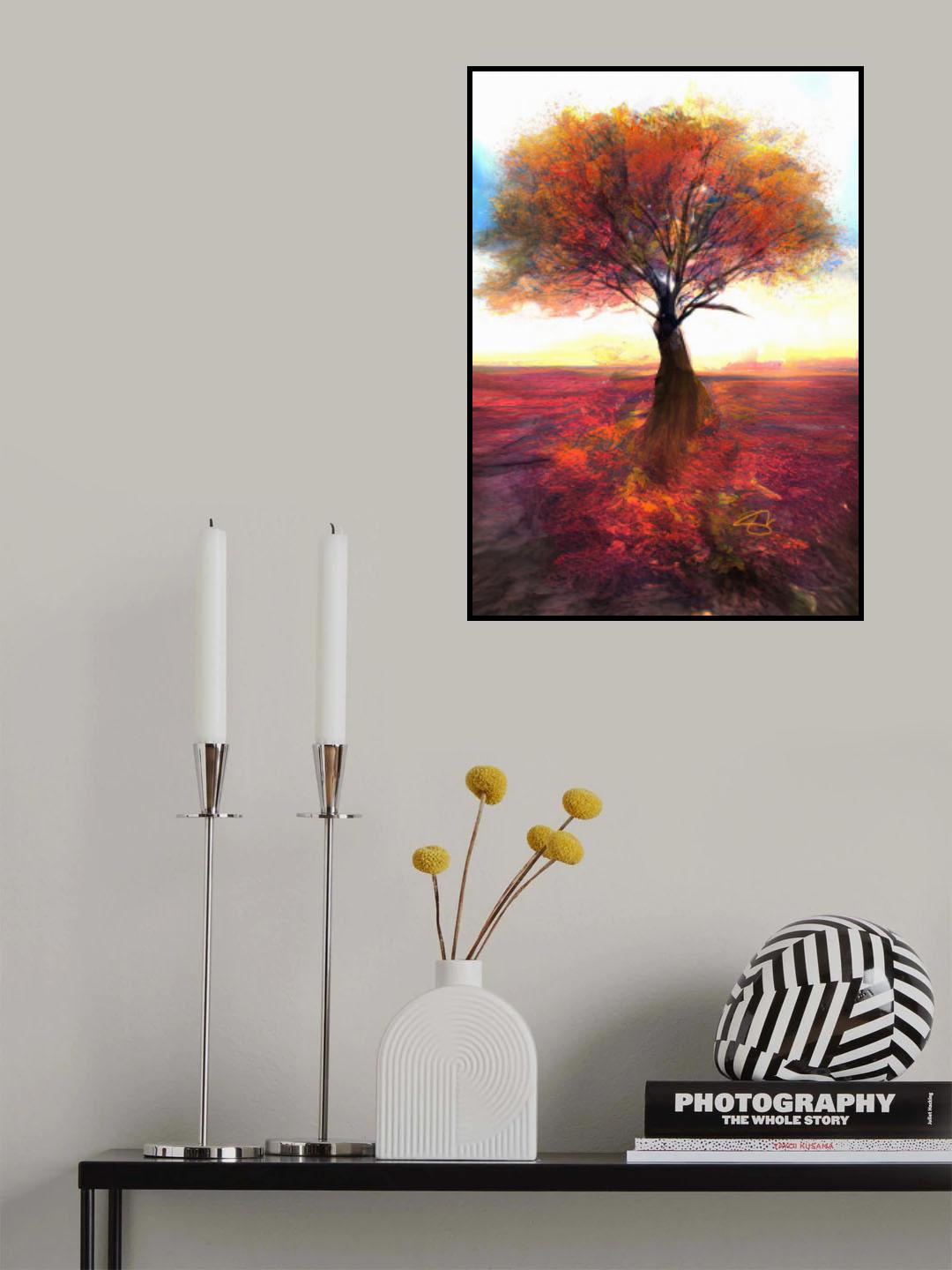 Tree in Autumn Poster och Canvastavla