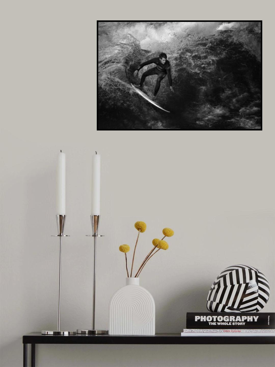 surfing to kingdom come Poster och Canvastavla