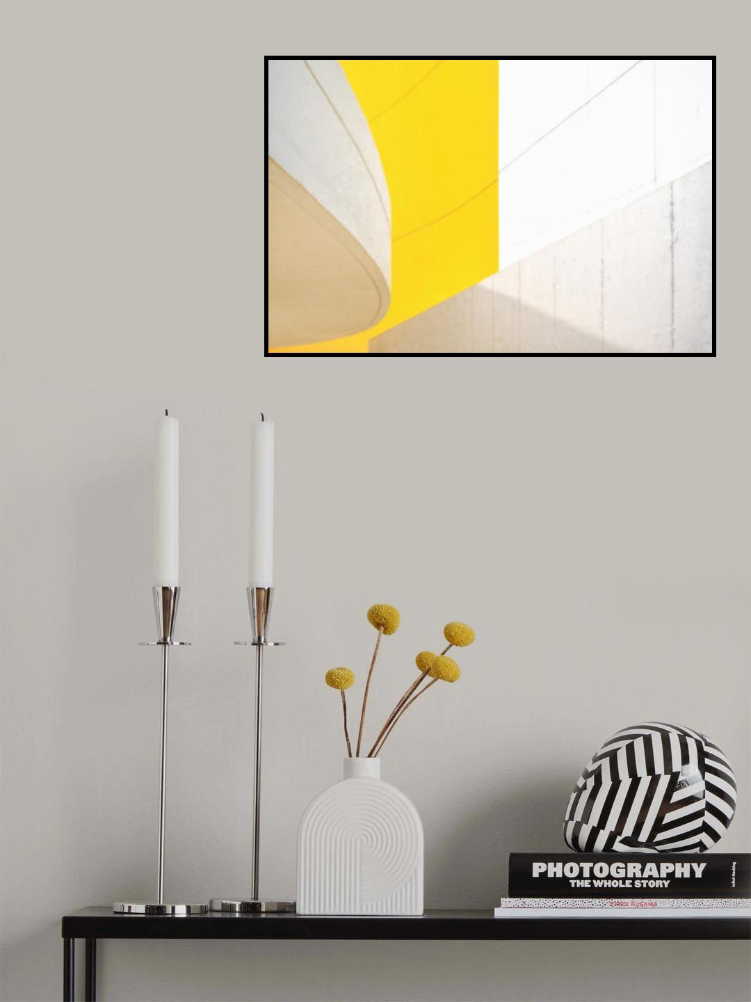Yellow Interlude Poster och Canvastavla