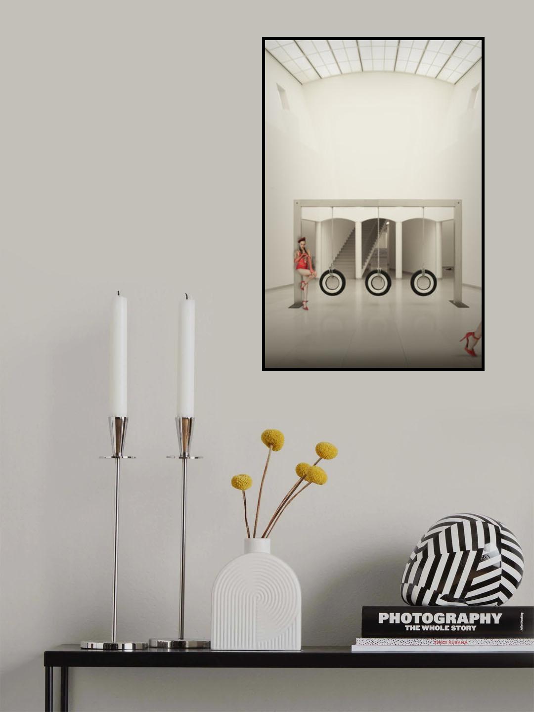 The red point Poster och Canvastavla