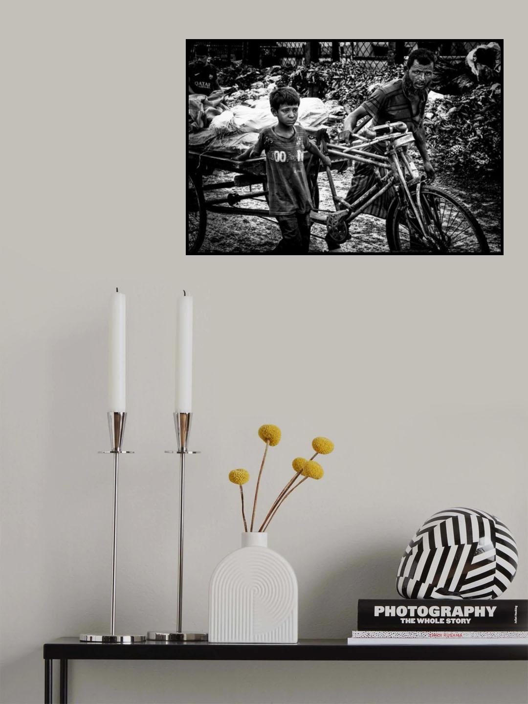 In the streets of Bangladesh - XVI Poster och Canvastavla