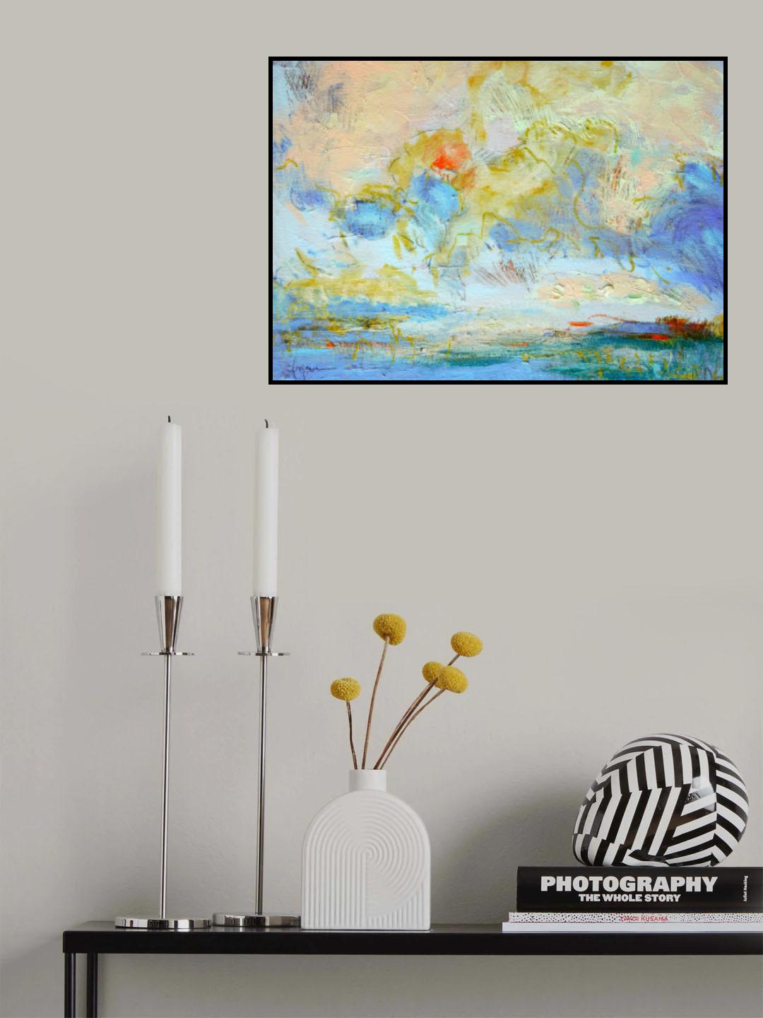 Df577 Celebrategolden Poster och Canvastavla