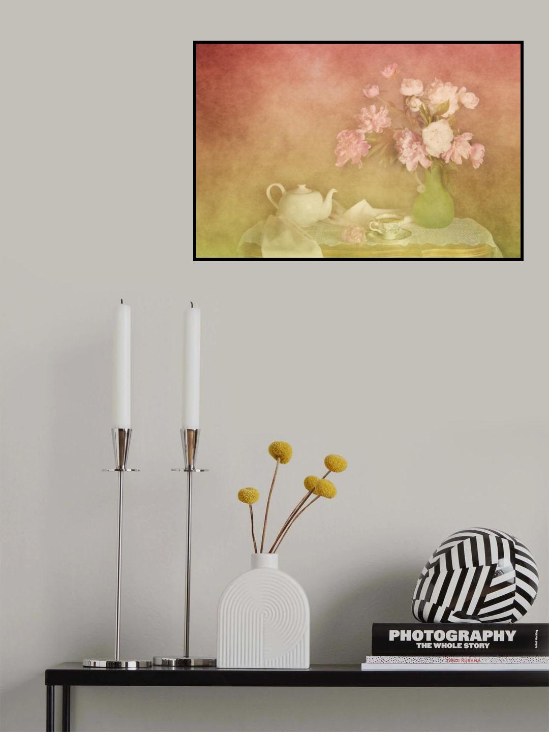 Spring Peonies Poster och Canvastavla