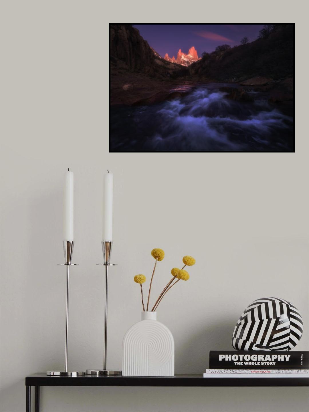 Fitz Roy's Twilight Radiance Poster och Canvastavla