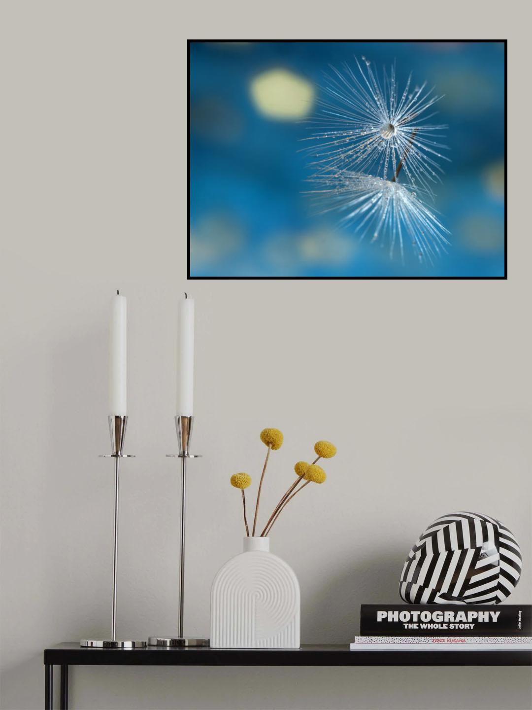 Blue Poster och Canvastavla